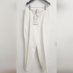 Zara Crisp White Pants